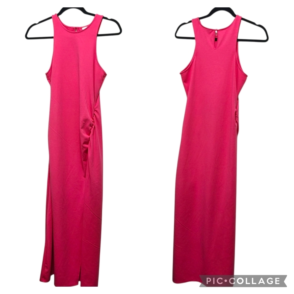A New Day Pink Sleeveless‎ Slit Maxi Dress SIZE SMALL